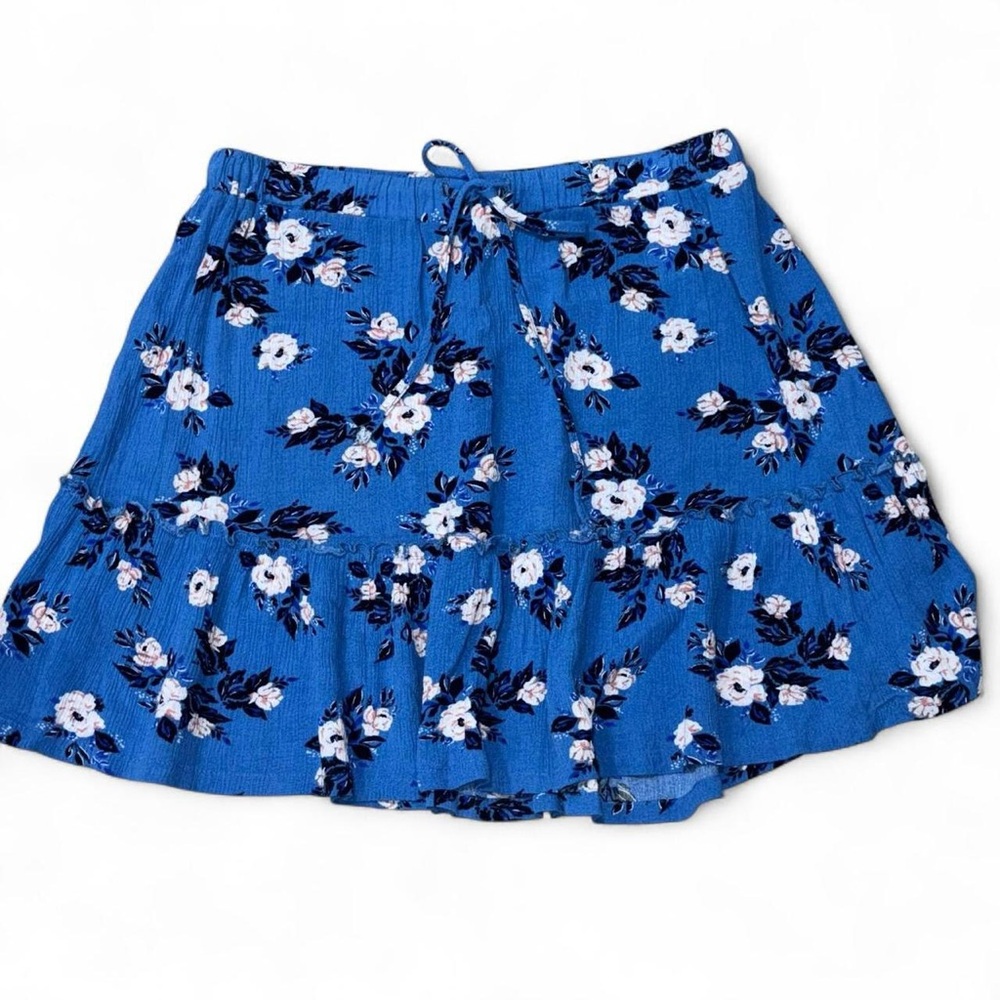 Cotton On Blue Floral Skirt